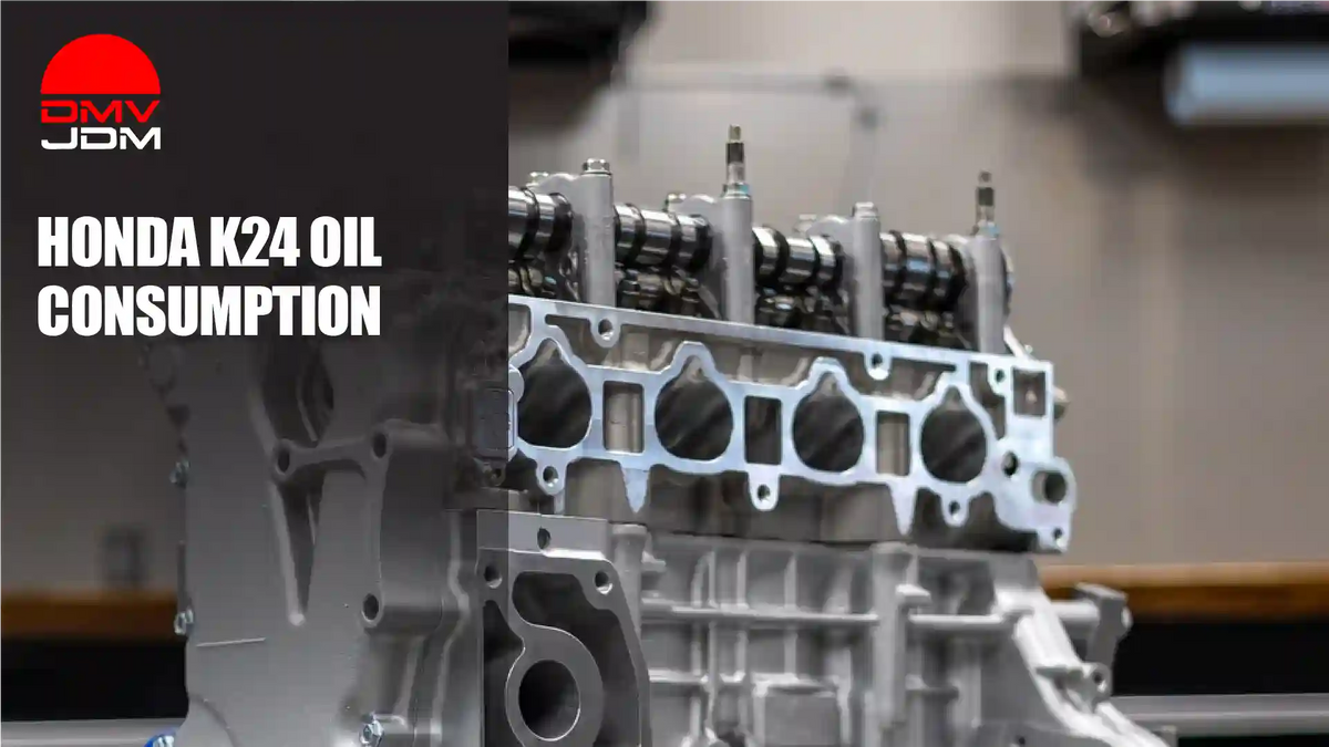 Honda K24 engine cylinder head and exposed camshafts.