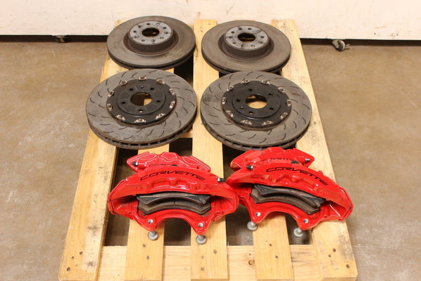 2015 - 2019 C7 Corvette Z06 Z07 OEM Brembo Brake Calipers Rotors Set