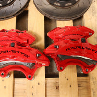 2015 - 2019 C7 Corvette Z06 Z07 OEM Brembo Brake Calipers Rotors Set