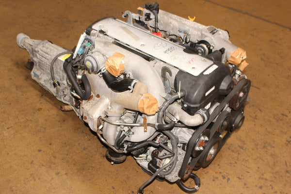 JDM Toyota 1JZ - GTE VVTi 2.5L Turbo Engine Front Sump Motor 1JZGTE ETCS Transmission