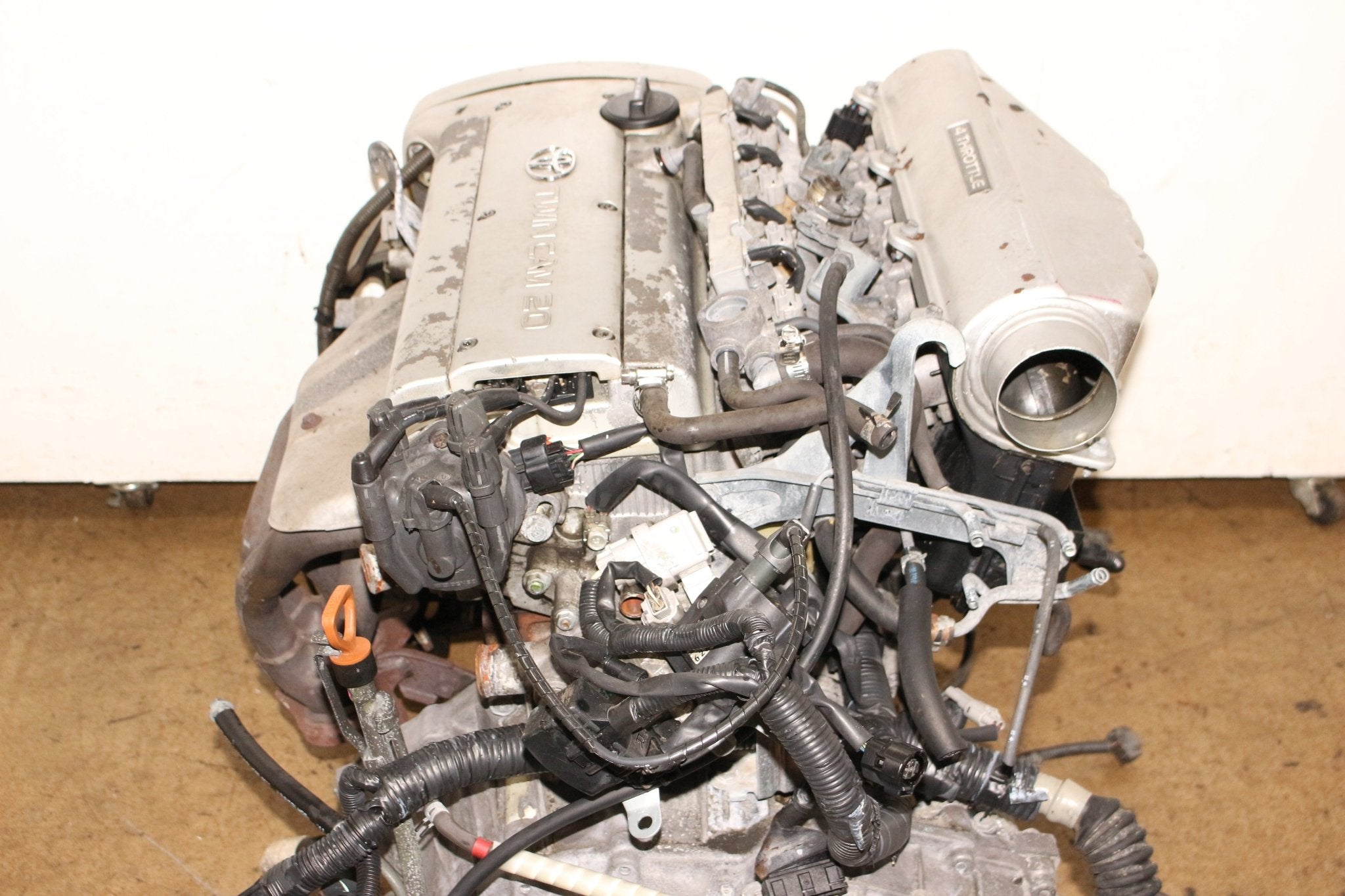 JDM Toyota 4AGE Silvertop Engine Automatic Transmission ECU Harnes Cor ...