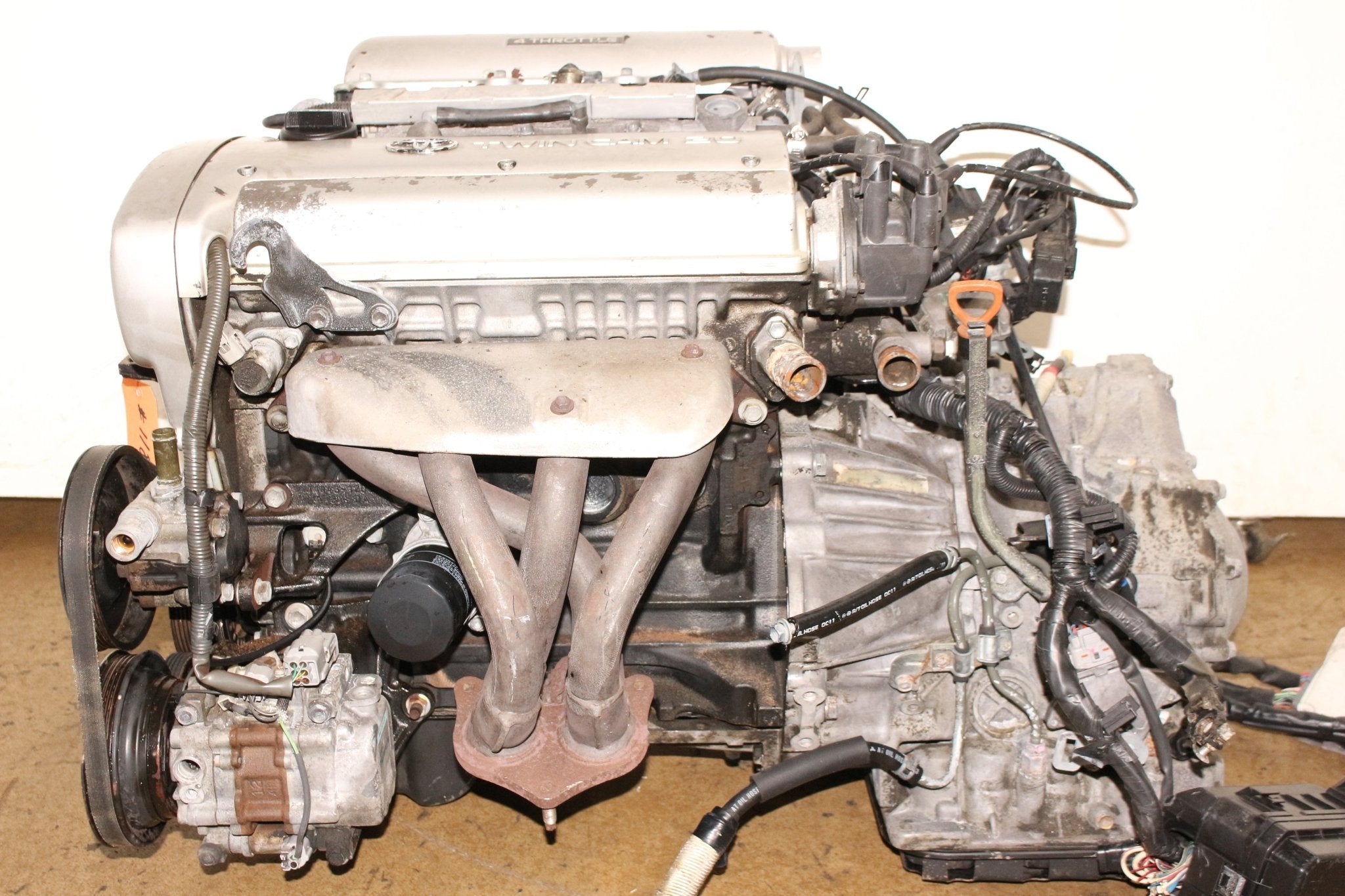 JDM Toyota 4AGE Silvertop Engine Automatic Transmission ECU Harnes Cor ...