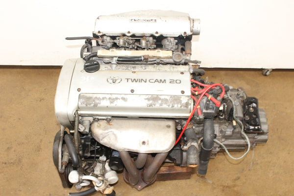 JDM Toyota Levin Corolla 4AGE Silver - Top 20 - Valve 4A - GE 1.6L Engine 5 - Speed Transmission